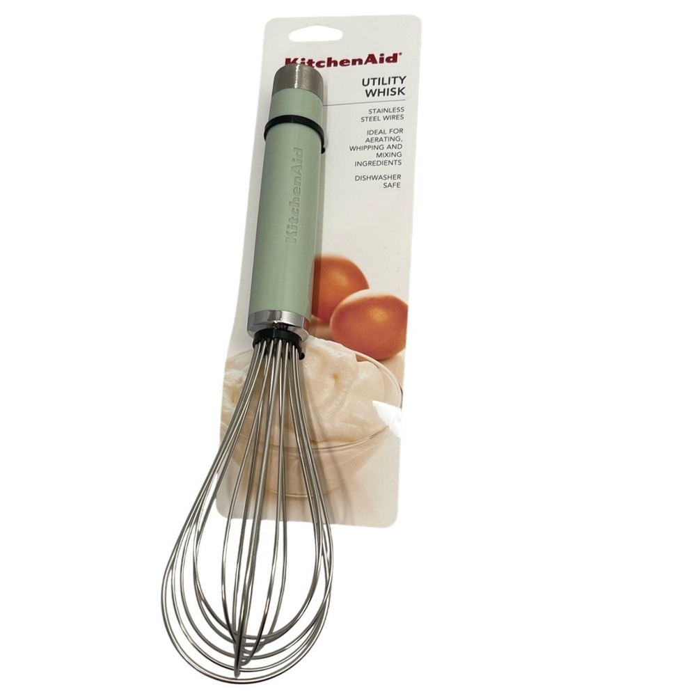 Kitchenaid Whisk Utility stainless steel Green/Pistachio KO060HPIA VHTF NEW